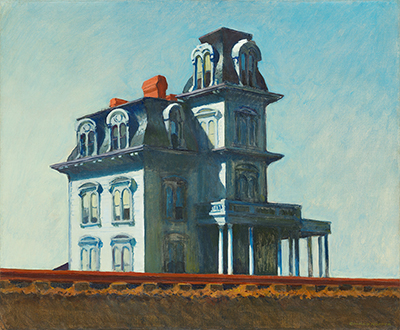 House by the Railroad Edward Hopper